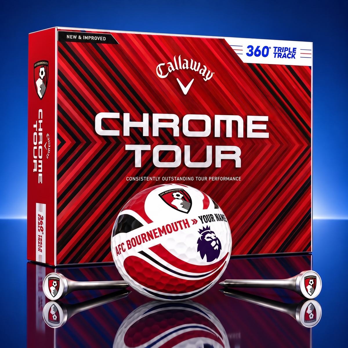 PREMIUM EPL X AB EXCLUSIVE TOURNAMENT PERSONALIZED GOLF BALL V30 COLLECTION