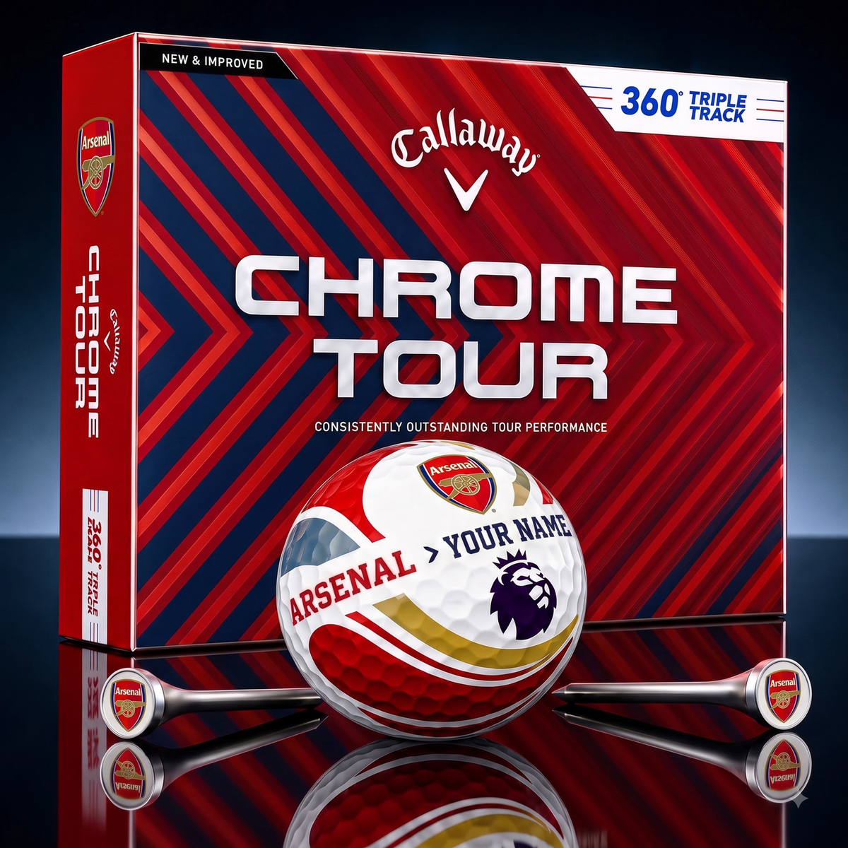 PREMIUM EPL X ASR EXCLUSIVE TOURNAMENT PERSONALIZED GOLF BALL V30 COLLECTION