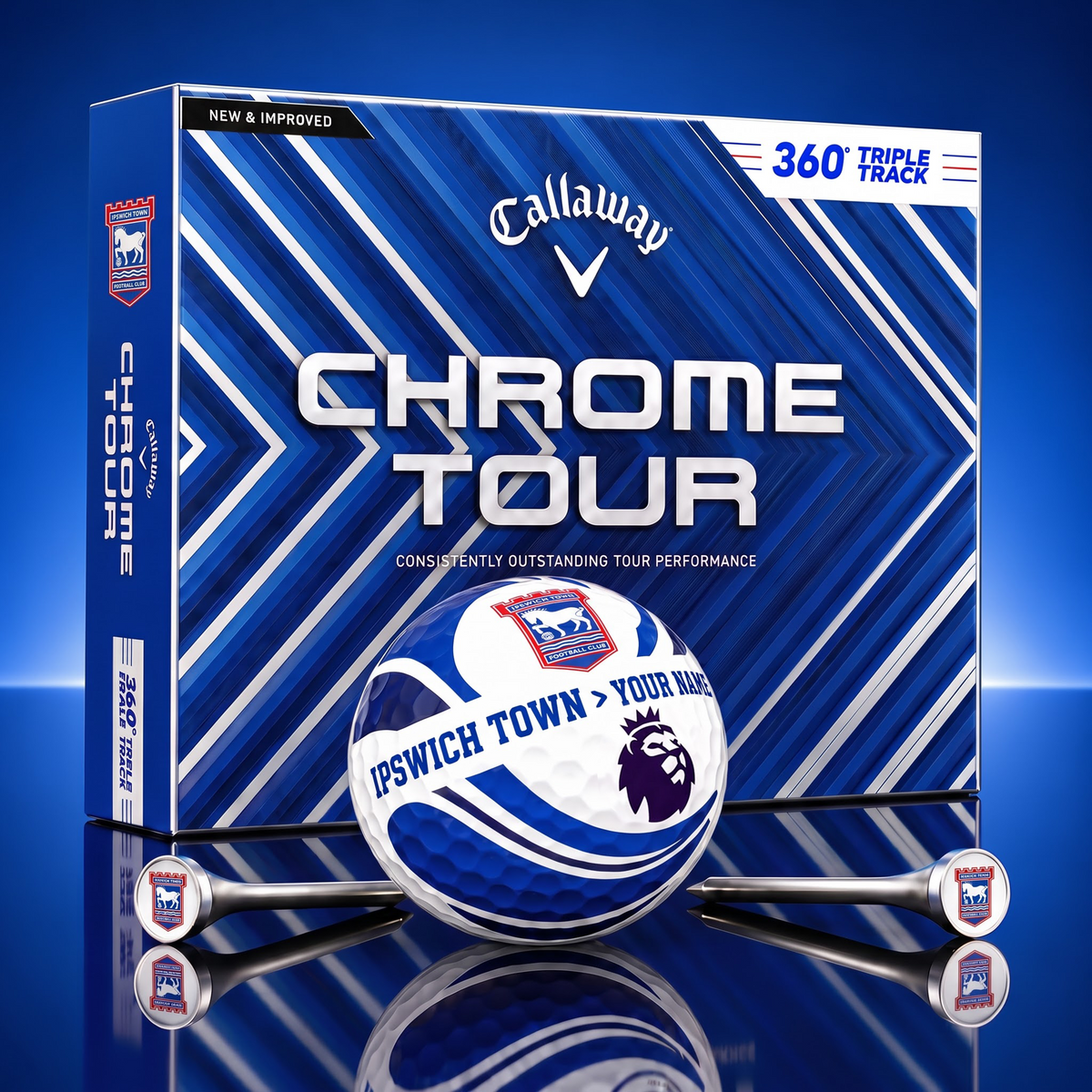 PREMIUM EPL X IT EXCLUSIVE TOURNAMENT PERSONALIZED GOLF BALL V30 COLLECTION