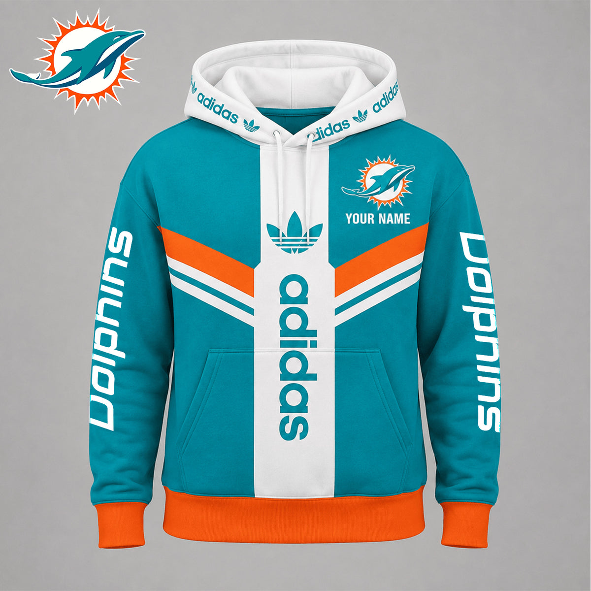 PREMIUM NFL X MIA EXCLUSIVE PERSONALIZED SPORT HOODIE LIMITED EDITION