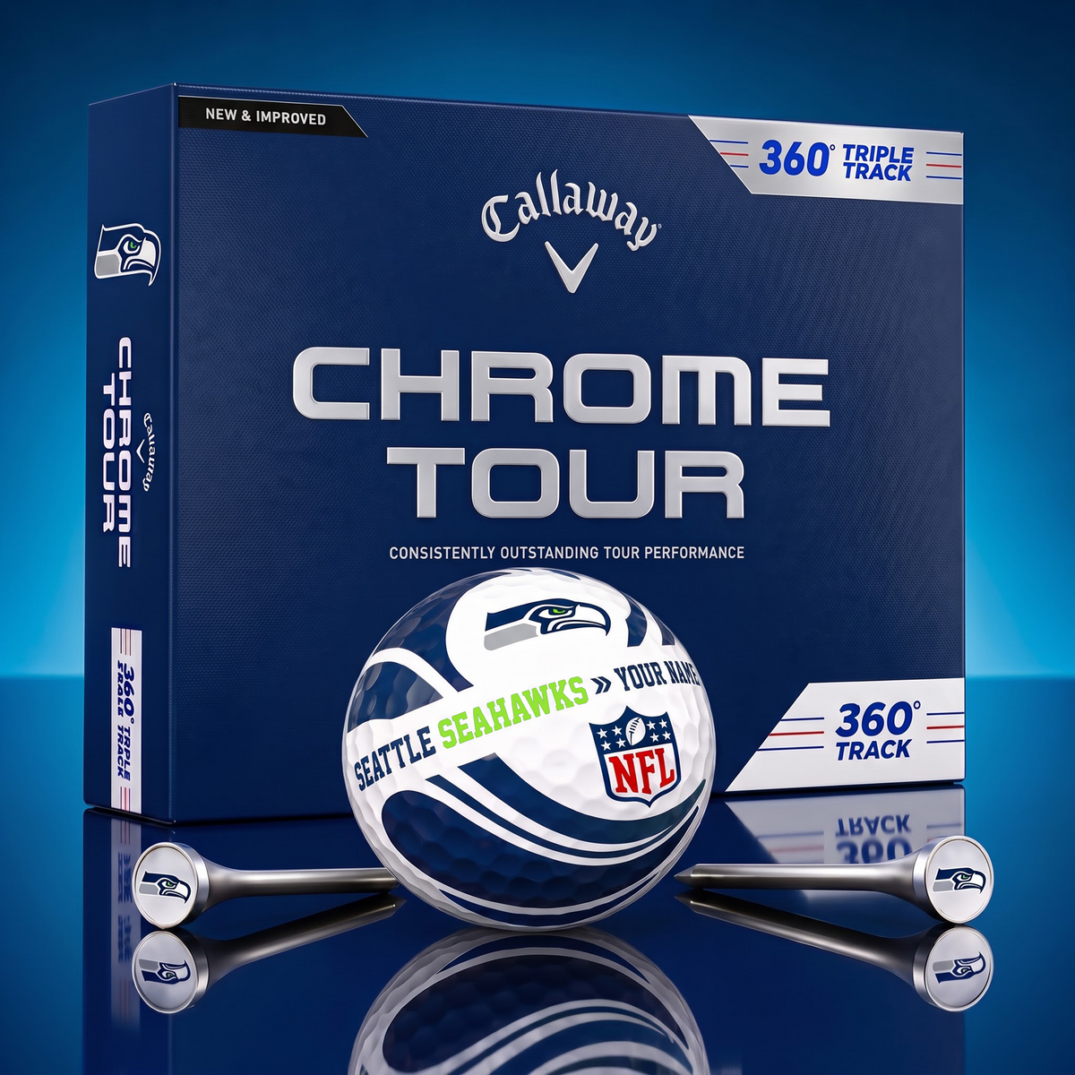 PREMIUM NFL X SS EXCLUSIVE TOURNAMENT PERSONALIZED GOLF BALL V30 COLLECTION