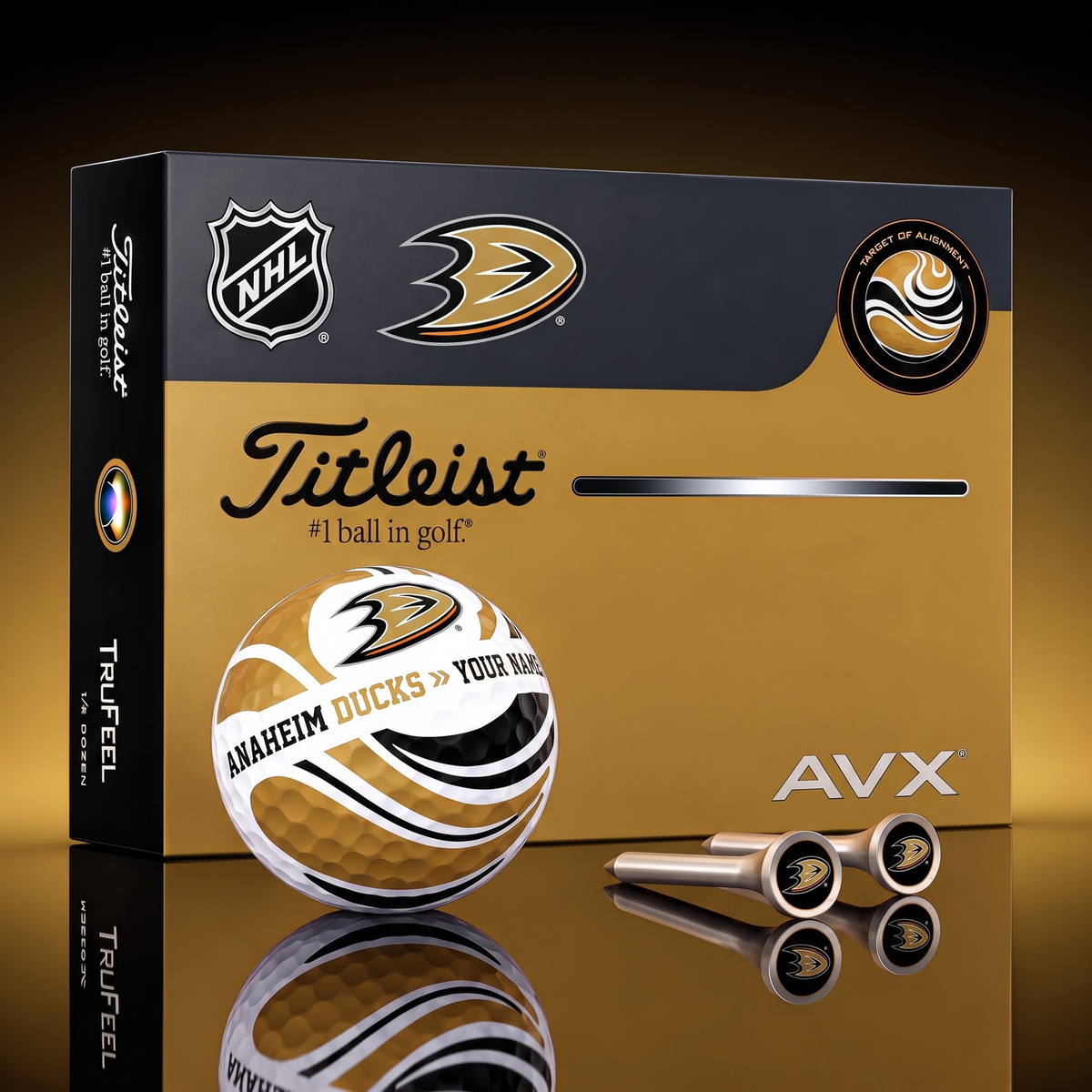 PREMIUM NHL X AD EXCLUSIVE TOURNAMENT PERSONALIZED GOLF BALL V6 COLLECTION