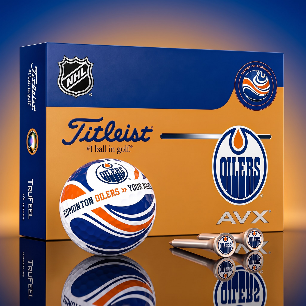 PREMIUM NHL X EO EXCLUSIVE TOURNAMENT PERSONALIZED GOLF BALL V6 COLLECTION