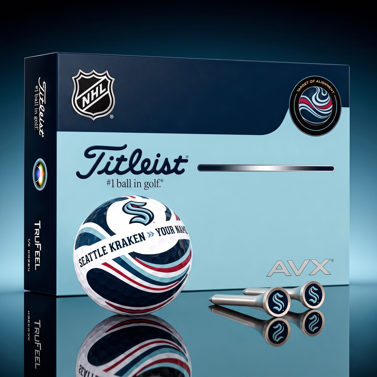 PREMIUM NHL X SK EXCLUSIVE TOURNAMENT PERSONALIZED GOLF BALL V6 COLLECTION
