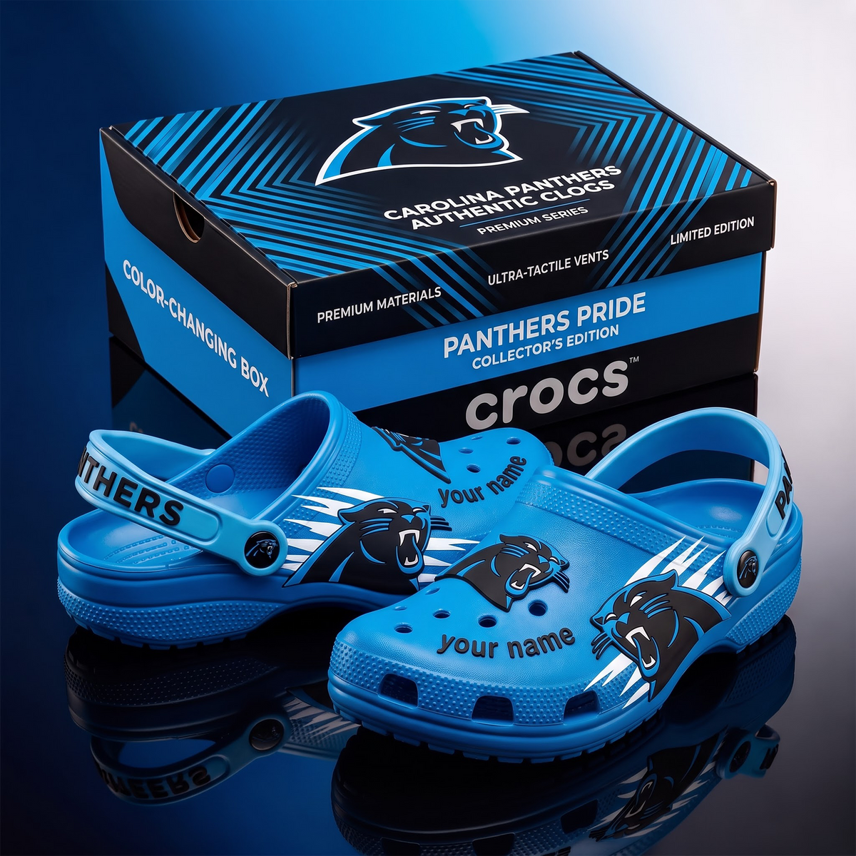 SIGNATURE NFL X CP EXCLUSIVE PERSONALIZED CROCS CLASSIC CLOG LIMITED EDITION