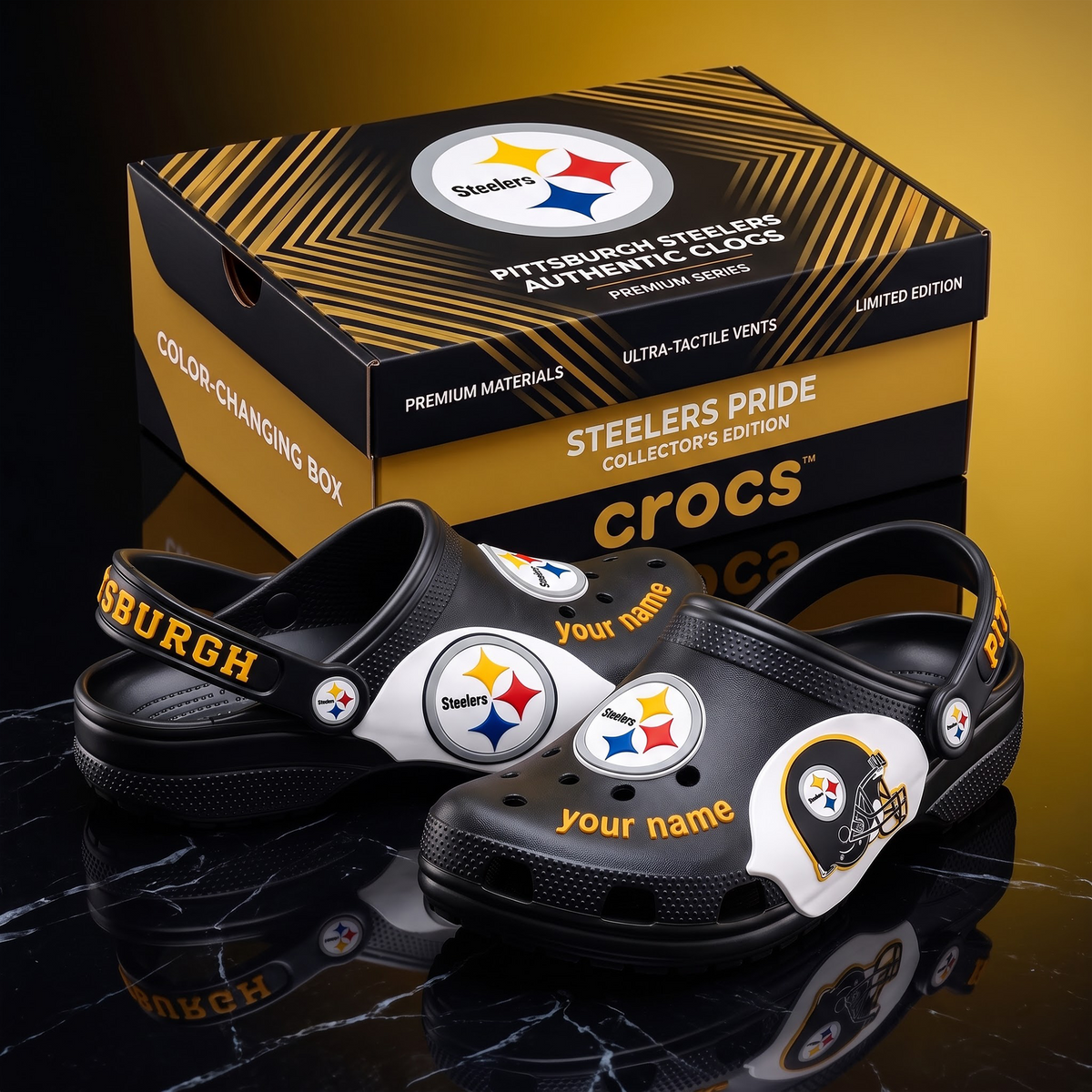 SIGNATURE NFL X PS EXCLUSIVE PERSONALIZED CROCS CLASSIC CLOG LIMITED EDITION
