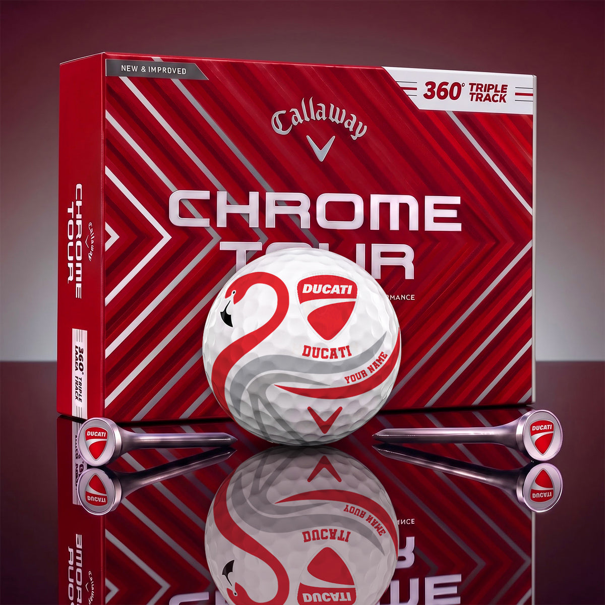 SIGNATURE DUC X DC EXCLUSIVE PERSONALIZED GOLF BALL V10 LIMITED EDITION NDT NHM 070926