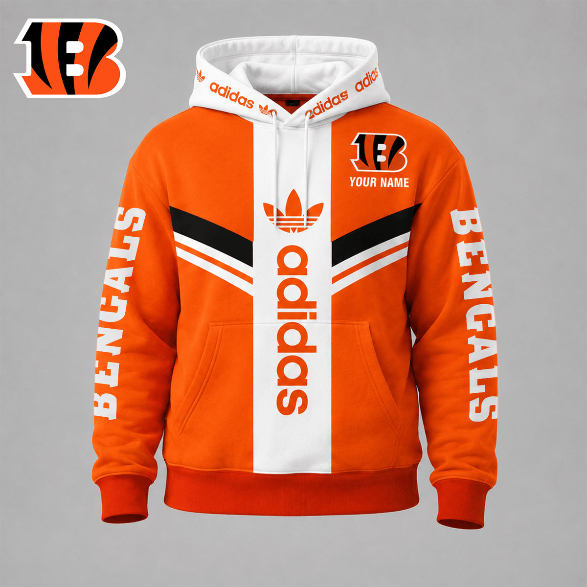 PREMIUM NFL X CIN EXCLUSIVE PERSONALIZED SPORT HOODIE LIMITED EDITION