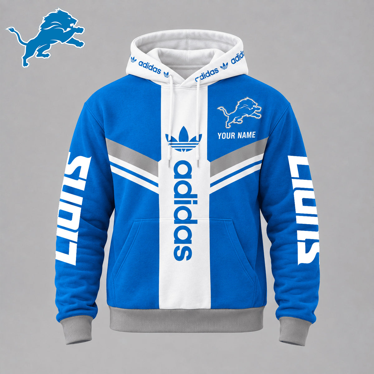 PREMIUM NFL X DET EXCLUSIVE PERSONALIZED SPORT HOODIE LIMITED EDITION
