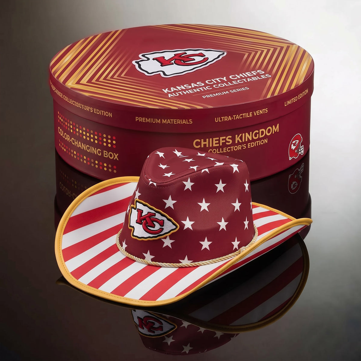 PREMIUM NFL X KC EXCLUSIVE COWBOY CAP LIMITED EDITION