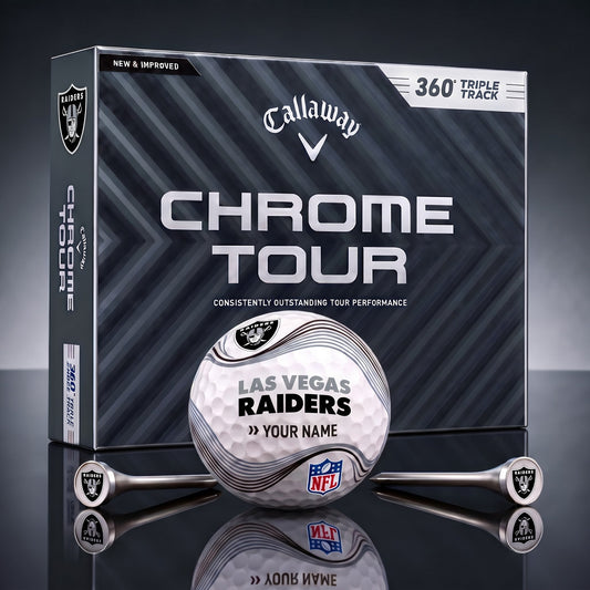 PREMIUM NFL X LV DELUX PERSONALIZED GOLF BALL FOR TOURNAMENT V33 LIMITED EDITION