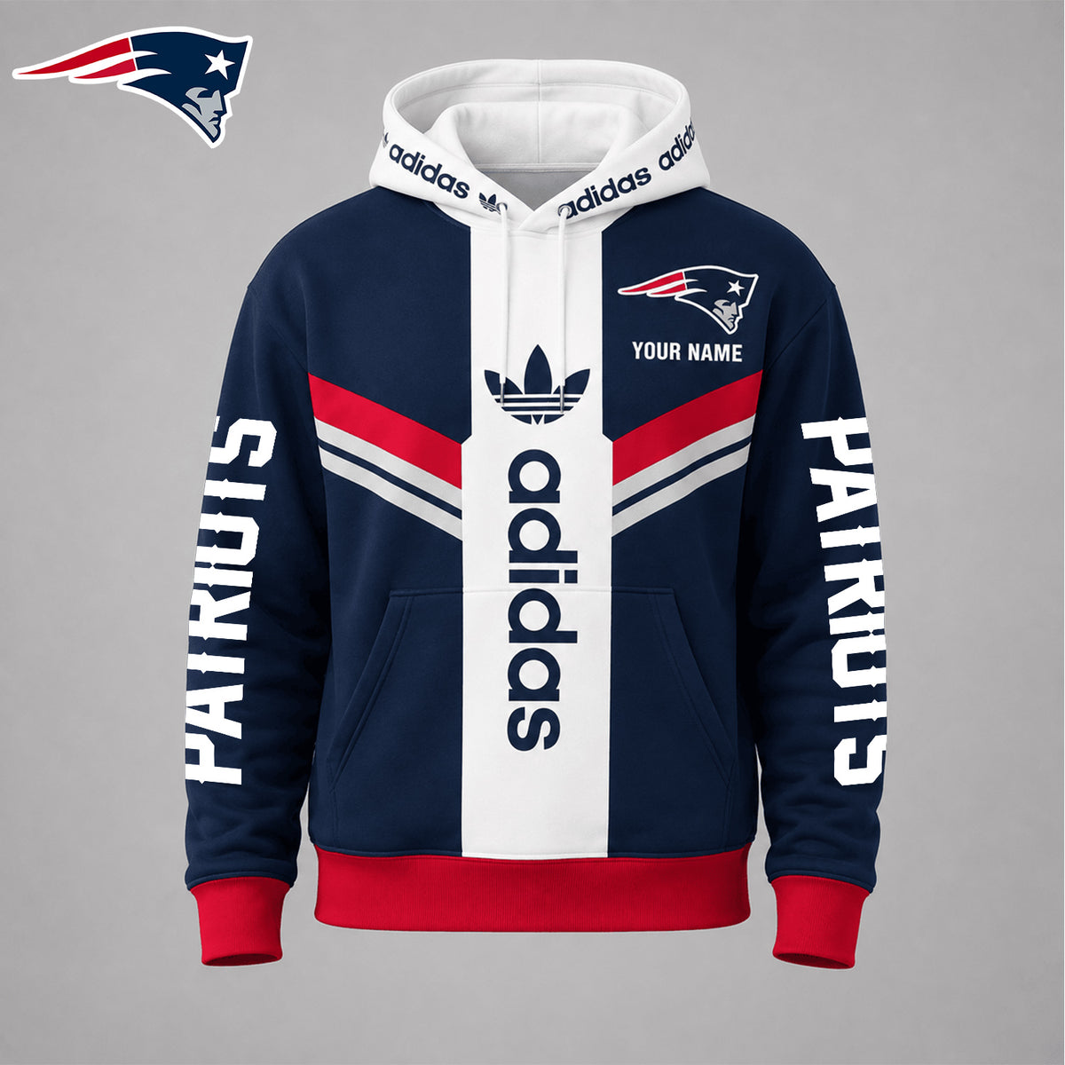 PREMIUM NFL X NE EXCLUSIVE PERSONALIZED SPORT HOODIE LIMITED EDITION