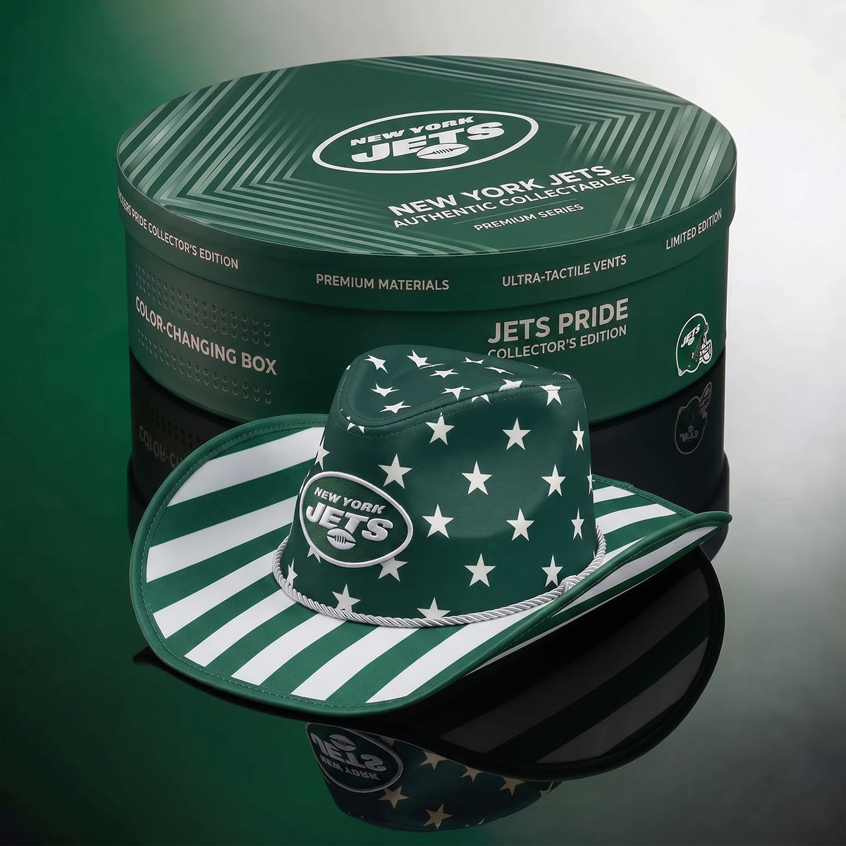 PREMIUM NFL X NYJ EXCLUSIVE COWBOY CAP LIMITED EDITION