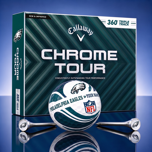 PREMIUM NFL X PE EXCLUSIVE  TOURNAMENT  PERSONALIZED GOLF BALL V30 COLLECTION