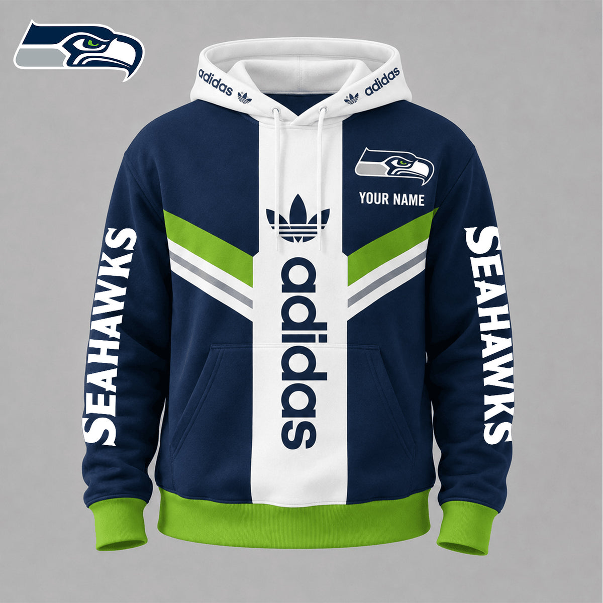 PREMIUM NFL X SEA EXCLUSIVE PERSONALIZED SPORT HOODIE LIMITED EDITION