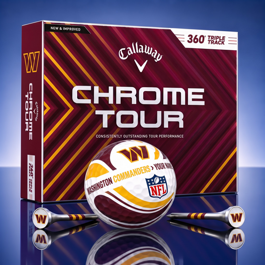 PREMIUM NFL X WC EXCLUSIVE  TOURNAMENT  PERSONALIZED GOLF BALL V30 COLLECTION