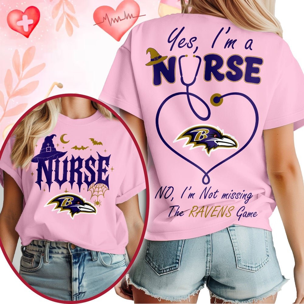 Premium NFL X BAL Night Shift Never Misses Game Day Halloween Nurse 3D Shirt