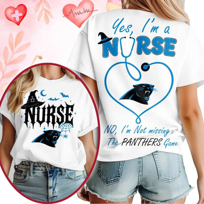 Premium NFL X CAR Night Shift Never Misses Game Day Halloween Nurse 3D Shirt