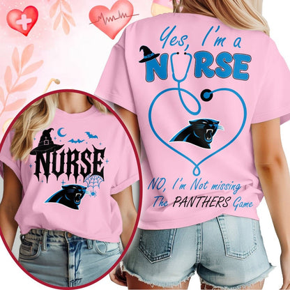 Premium NFL X CAR Night Shift Never Misses Game Day Halloween Nurse 3D Shirt