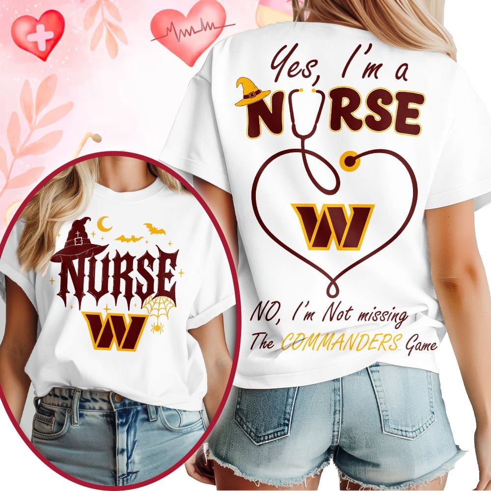 Premium NFL X WAS Night Shift Never Misses Game Day Halloween Nurse 3D Shirt