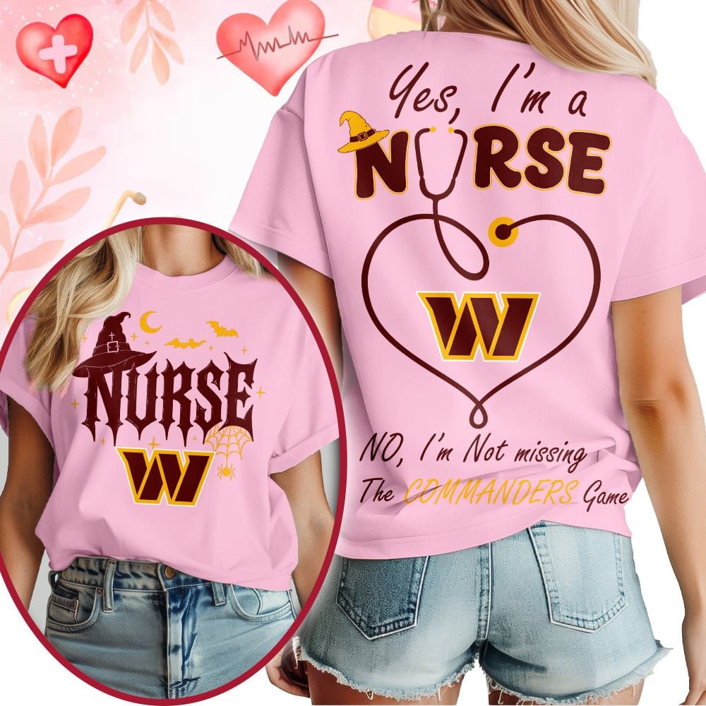 Premium NFL X WAS Night Shift Never Misses Game Day Halloween Nurse 3D Shirt