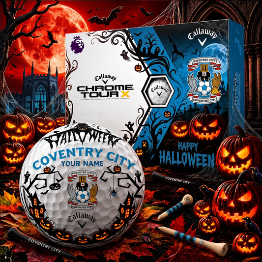 SIGNATURE EPL X COV EXCLUSIVE PERSONALIZED  HALLOWEEN HORROR FAIRWAY GOLF BALL COLLECTION