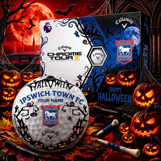 SIGNATURE EPL X IT EXCLUSIVE PERSONALIZED  HALLOWEEN HORROR FAIRWAY GOLF BALL COLLECTION