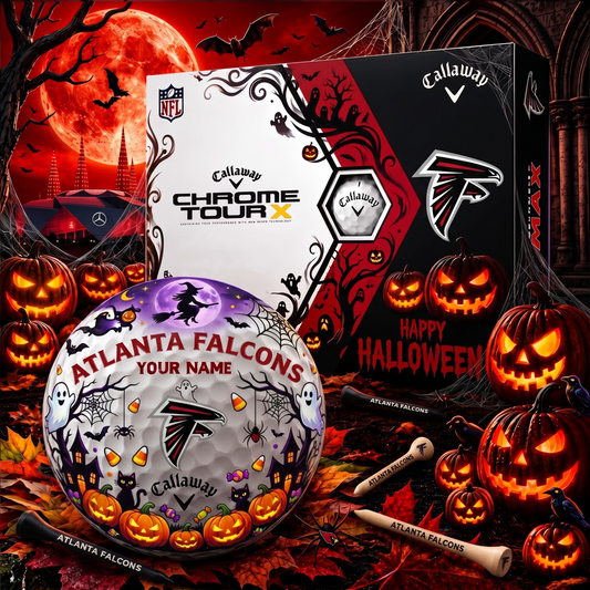 SIGNATURE NFL X AF EXCLUSIVE PERSONALIZED  HALLOWEEN HORROR FAIRWAY GOLF BALL COLLECTION V3