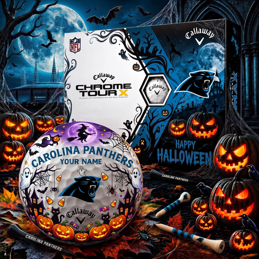 SIGNATURE NFL X CP EXCLUSIVE PERSONALIZED  HALLOWEEN HORROR FAIRWAY GOLF BALL COLLECTION V3