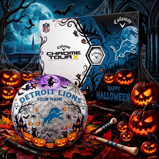 SIGNATURE NFL X DL EXCLUSIVE PERSONALIZED  HALLOWEEN HORROR FAIRWAY GOLF BALL COLLECTION V3