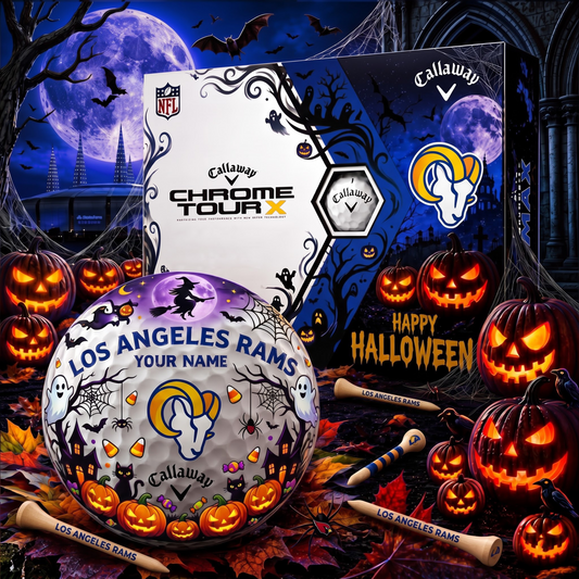 SIGNATURE NFL X LAR EXCLUSIVE PERSONALIZED  HALLOWEEN HORROR FAIRWAY GOLF BALL COLLECTION V3