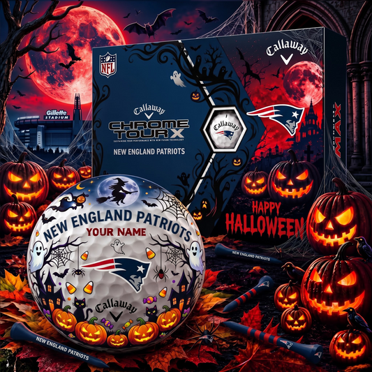 SIGNATURE NFL X NEP EXCLUSIVE PERSONALIZED  HALLOWEEN HORROR FAIRWAY GOLF BALL COLLECTION V3