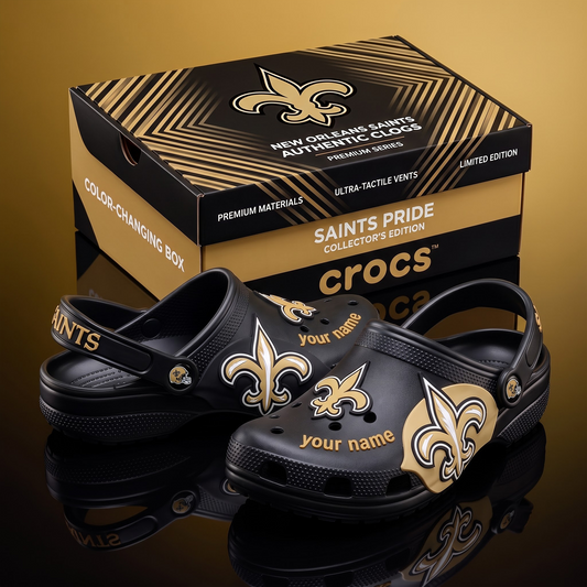 SIGNATURE NFL X NOS EXCLUSIVE PERSONALIZED CROCS CLASSIC CLOG LIMITED EDITION
