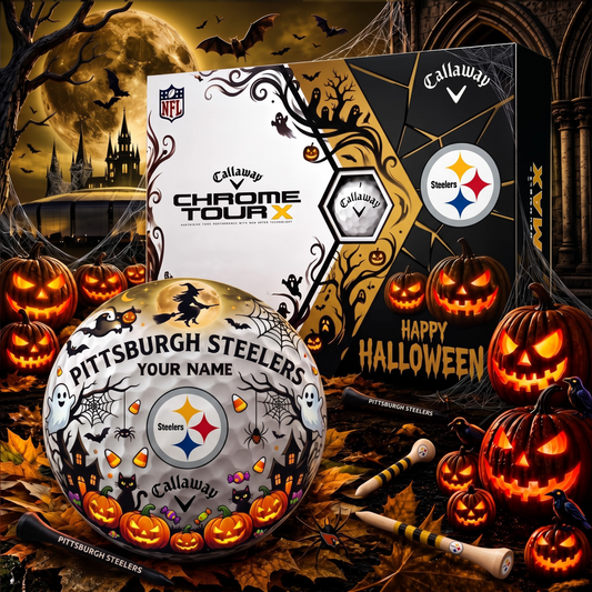 SIGNATURE NFL X PS EXCLUSIVE PERSONALIZED  HALLOWEEN HORROR FAIRWAY GOLF BALL COLLECTION V3
