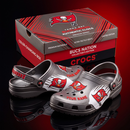 SIGNATURE NFL X TBB EXCLUSIVE PERSONALIZED CROCS CLASSIC CLOG LIMITED EDITION