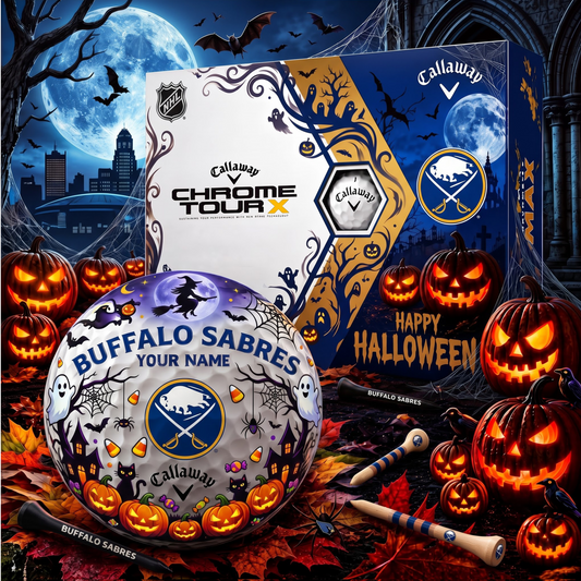 SIGNATURE NHL X BS EXCLUSIVE PERSONALIZED  HALLOWEEN HORROR FAIRWAY GOLF BALL COLLECTION V3