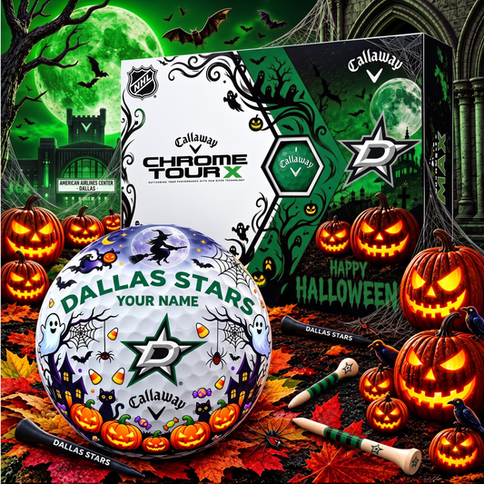 SIGNATURE NHL X DS EXCLUSIVE PERSONALIZED  HALLOWEEN HORROR FAIRWAY GOLF BALL COLLECTION V3