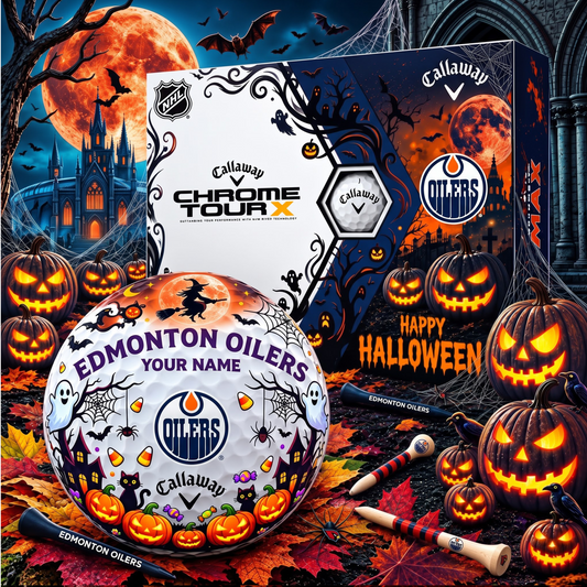 SIGNATURE NHL X EO EXCLUSIVE PERSONALIZED  HALLOWEEN HORROR FAIRWAY GOLF BALL COLLECTION V3