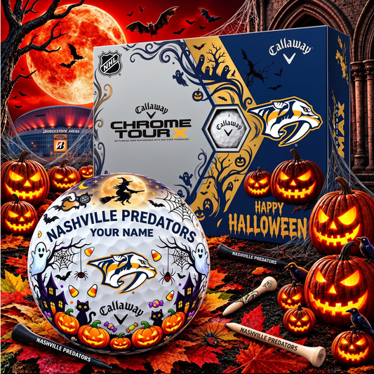 SIGNATURE NHL X NP EXCLUSIVE PERSONALIZED  HALLOWEEN HORROR FAIRWAY GOLF BALL COLLECTION V3
