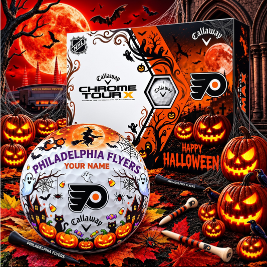 SIGNATURE NHL X PF EXCLUSIVE PERSONALIZED  HALLOWEEN HORROR FAIRWAY GOLF BALL COLLECTION V3