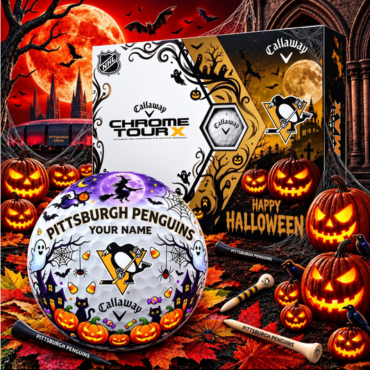 SIGNATURE NHL X PP EXCLUSIVE PERSONALIZED  HALLOWEEN HORROR FAIRWAY GOLF BALL COLLECTION V3