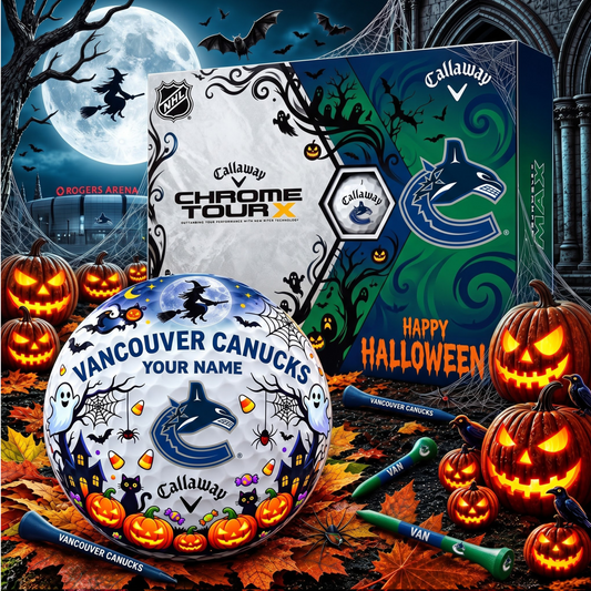 SIGNATURE NHL X VC EXCLUSIVE PERSONALIZED  HALLOWEEN HORROR FAIRWAY GOLF BALL COLLECTION V3
