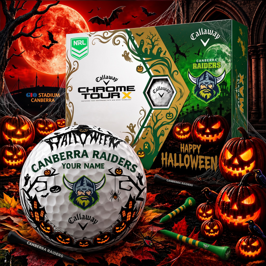 SIGNATURE NRL X CR EXCLUSIVE PERSONALIZED  HALLOWEEN HORROR FAIRWAY GOLF BALL COLLECTION