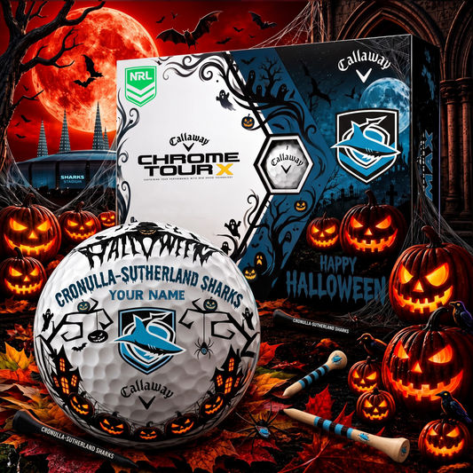 SIGNATURE NRL X CSS EXCLUSIVE PERSONALIZED  HALLOWEEN HORROR FAIRWAY GOLF BALL COLLECTION