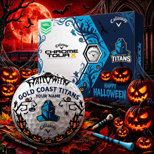 SIGNATURE NRL X GCT EXCLUSIVE PERSONALIZED  HALLOWEEN HORROR FAIRWAY GOLF BALL COLLECTION