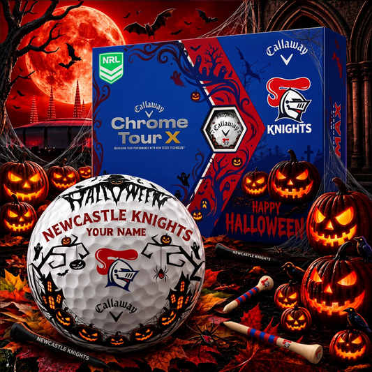SIGNATURE NRL X NK EXCLUSIVE PERSONALIZED  HALLOWEEN HORROR FAIRWAY GOLF BALL COLLECTION