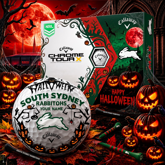 SIGNATURE NRL X SSR EXCLUSIVE PERSONALIZED  HALLOWEEN HORROR FAIRWAY GOLF BALL COLLECTION