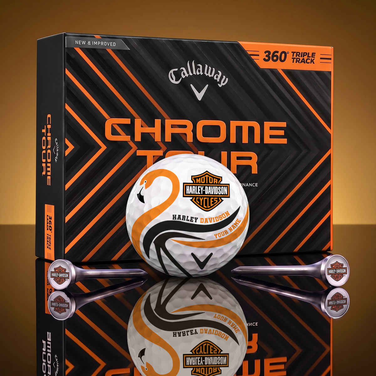 SIGNATURE HARL X HLY EXCLUSIVE PERSONALIZED GOLF BALL V7 LIMITED EDITION NDT NHM 050926