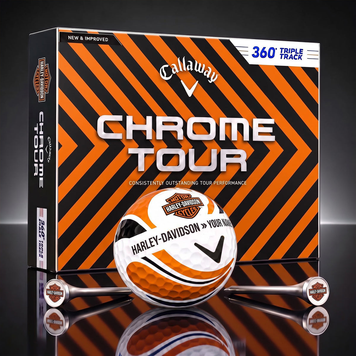 SIGNATURE HARL X HLY EXCLUSIVE PERSONALIZED GOLF BALL V8 LIMITED EDITION NDT NHM 050926